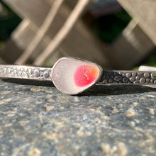 Load image into Gallery viewer, Rose and Clear Teardrop Mini Cuff