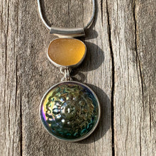 Load image into Gallery viewer, Bright Yellow Urchin Pendant