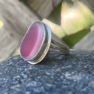 Pink and Clear Seaham Multi ring size 7