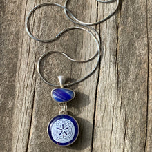 Load image into Gallery viewer, Cobalt Sand Dollar Pendant