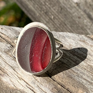 Red Striped Ring